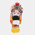 Front view of cute chibi Peking Opera character 3D soft rubber fridge magnet, represents Liu Bei. This Chibi-style fridge magnet is infused with rich cultural flair. Superb craftsmanship faithfully recreates the rich splenders of intricate costumes and vivid personalities of traditional Beijing Opera.